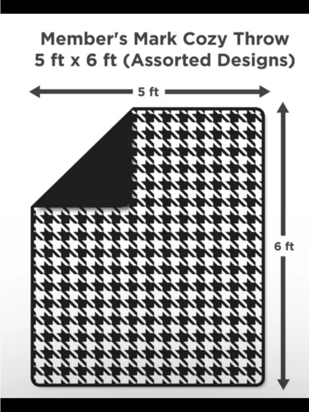 Member’s Mark Cozy Throw